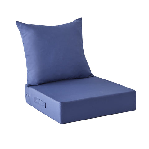 IPYNBAP outdoor navy seat cushion with waterproof protection.