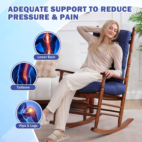 IPYNBAP piped edges emphasize durability and refined look on navy cushion.