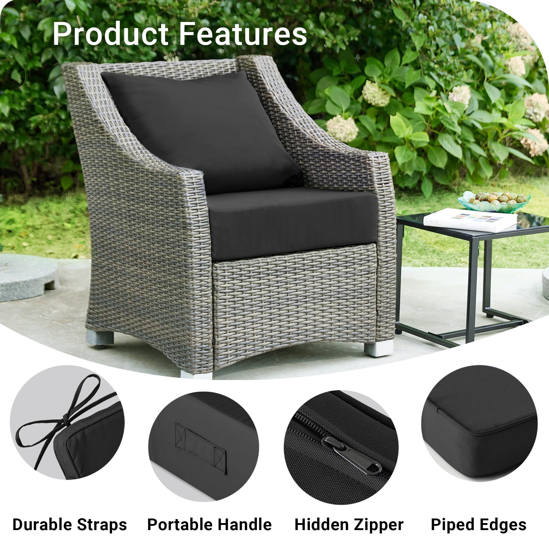 IPYNBAP removable machine-washable cover for easy cleaning after use.