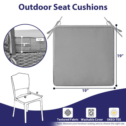 IPYNBAP removable covers are machine washable for easy care.