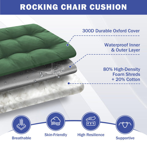 IPYNBAP seat cushion 17x17 provides comfortable seating.
