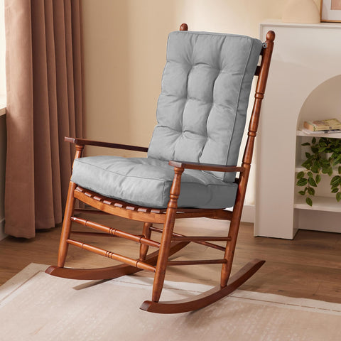 IPYNBAP rocking chair cushion waterproof fade-resistant fabric for outdoor comfort