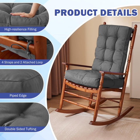 IPYNBAP attached ties and piped edges ensure secure fit on furniture