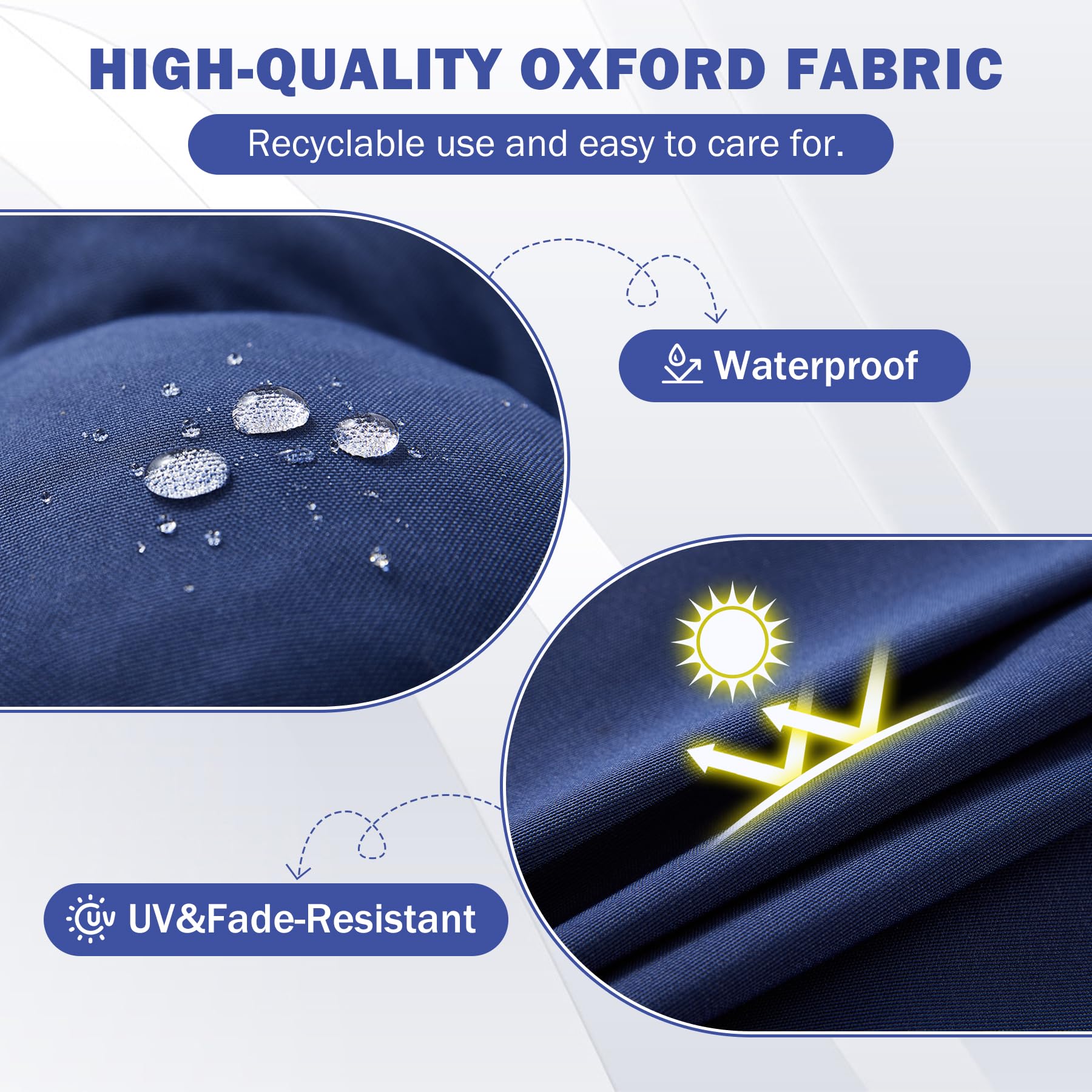 IPYNBAP fade-resistant material keeps colors vibrant after sun exposure