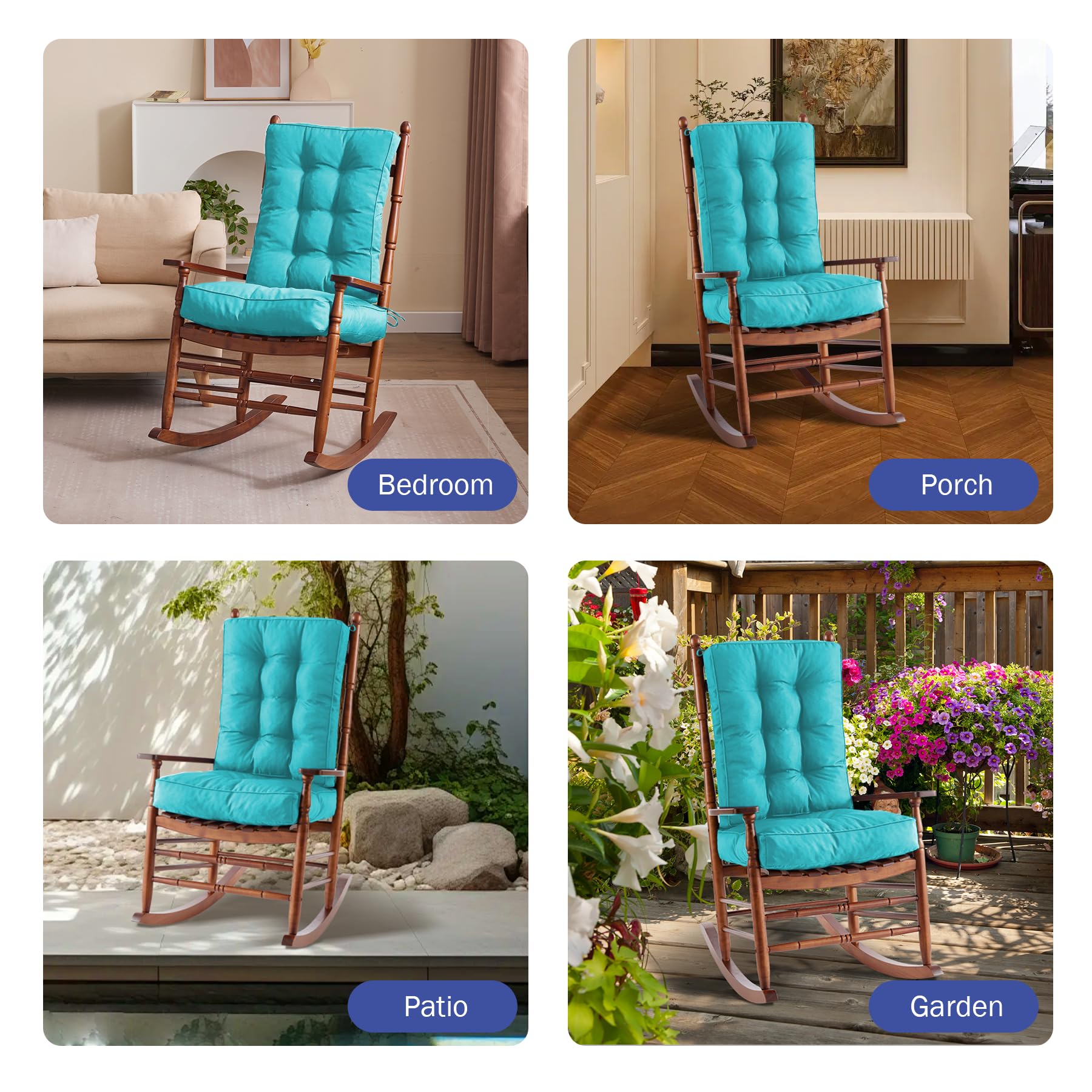 IPYNBAP teal cushion suitable for indoor and outdoor spaces