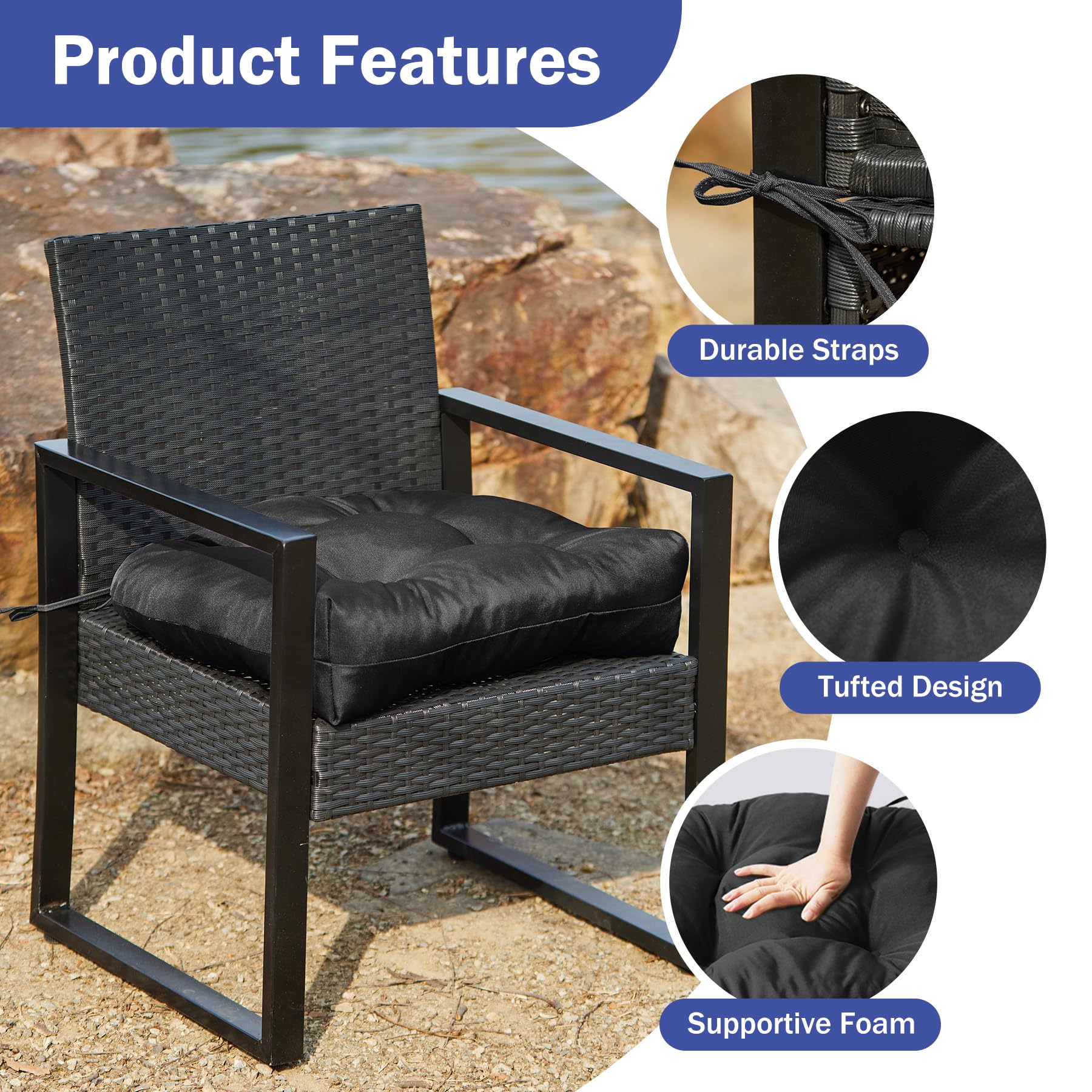 IPYNBAP tufted design prevents clumping for lasting shape.