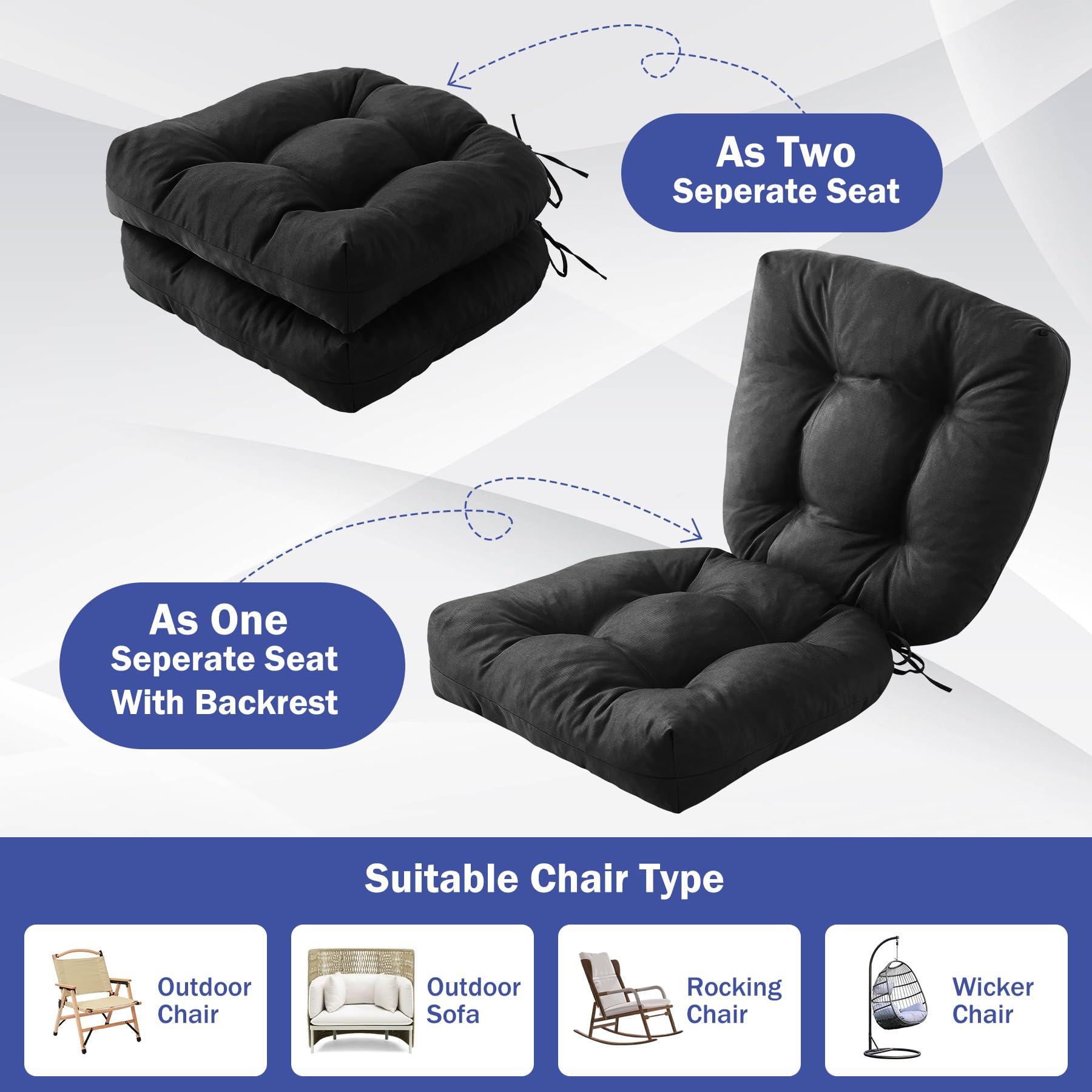 IPYNBAP vacuum-packed cushions regain shape after air exposure.
