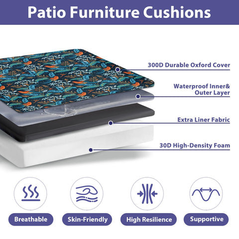 IPYNBAP waterproof fabric close-up with TPU layer protects cushions outdoors.
