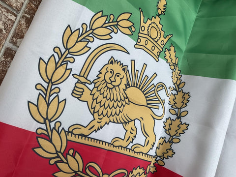 Iran flag weather-resistant polyester withstands sun and rain