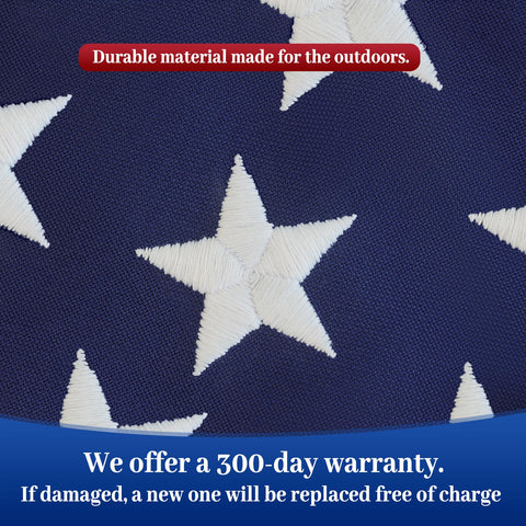 heavy-stitching seam detail on irbrisu flag for tear resistance outdoors