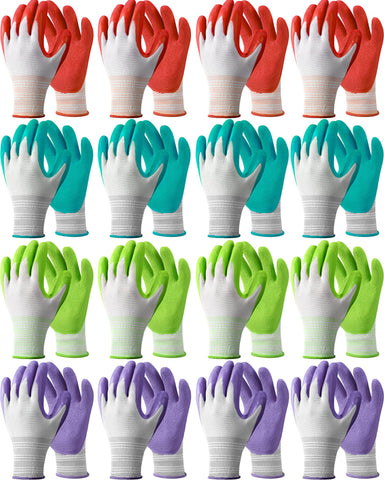 Irenare 16-pair garden gloves bulk offering ready protection and grip for diverse tasks