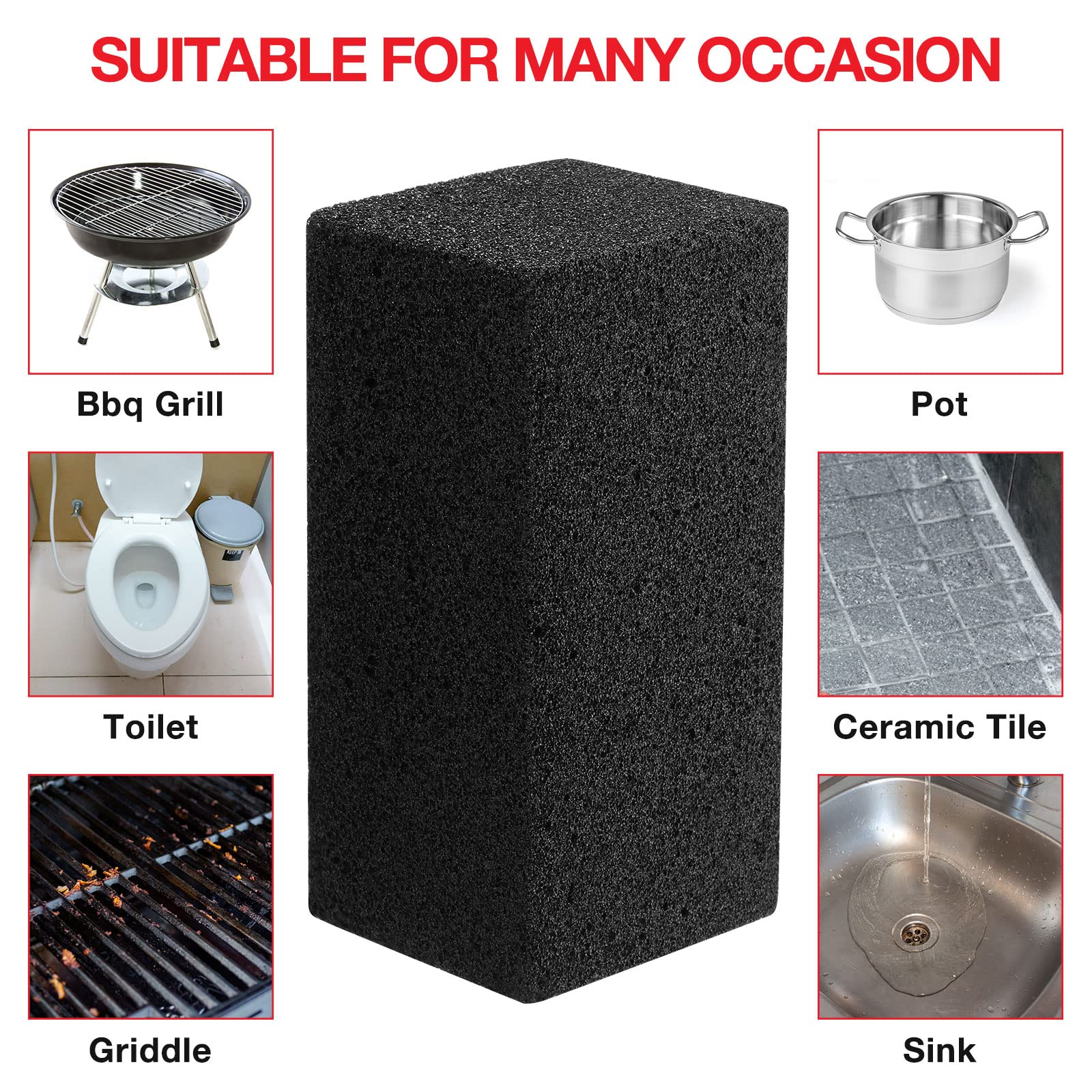 Irenare commercial-grade grill brick designed for restaurant-grade cleanliness