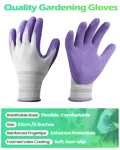Irenare orange garden gloves bulk for visibility and versatile outdoor work