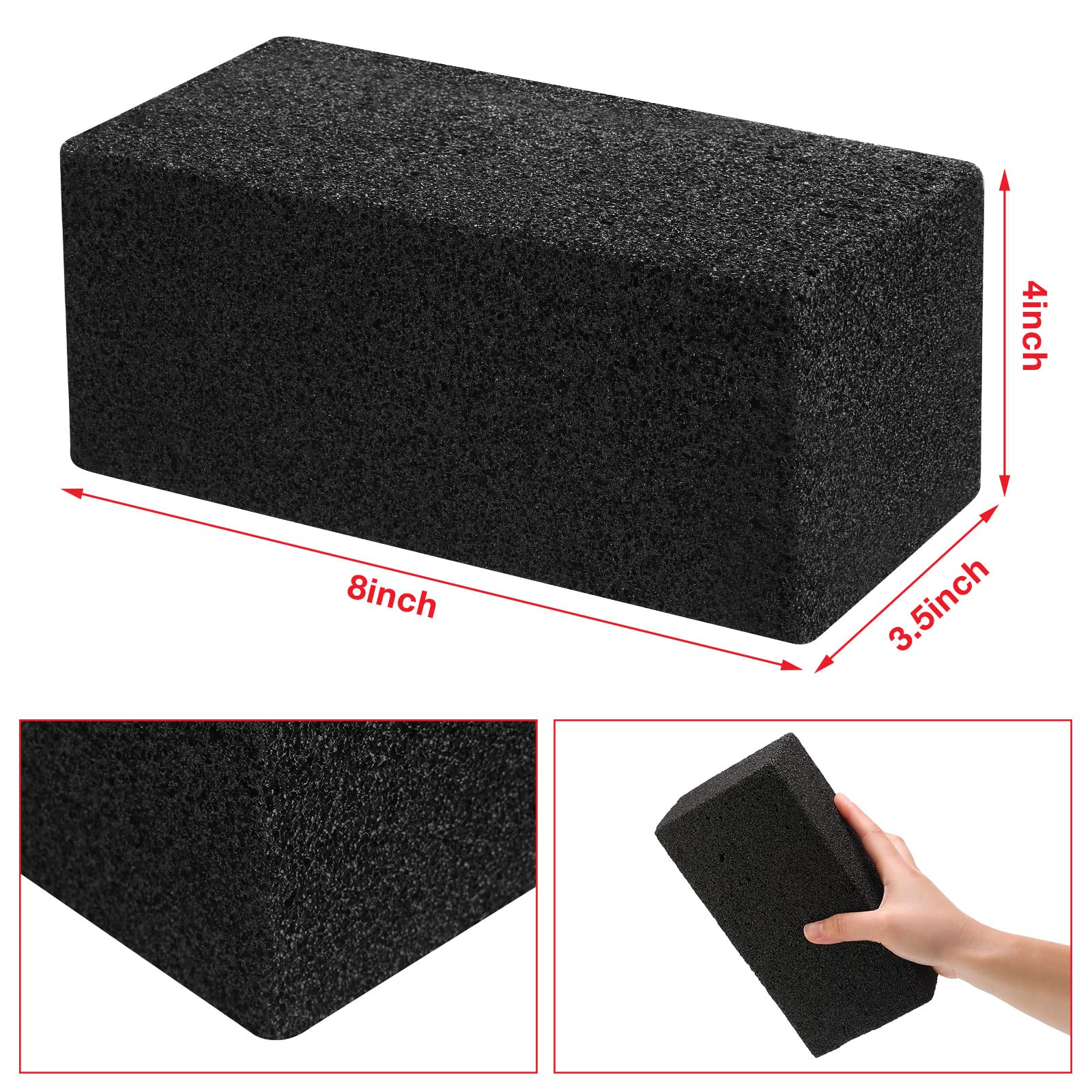 Irenare PU glass pumice brick for durable grill cleaning