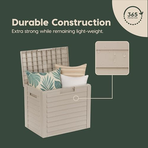 IRIS USA 35-gallon deck box easy-to-assemble panels speed setup