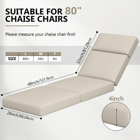 Iristykilin chaise cushion waterproof fabric close-up demonstrates easy cleaning and weather resistance.