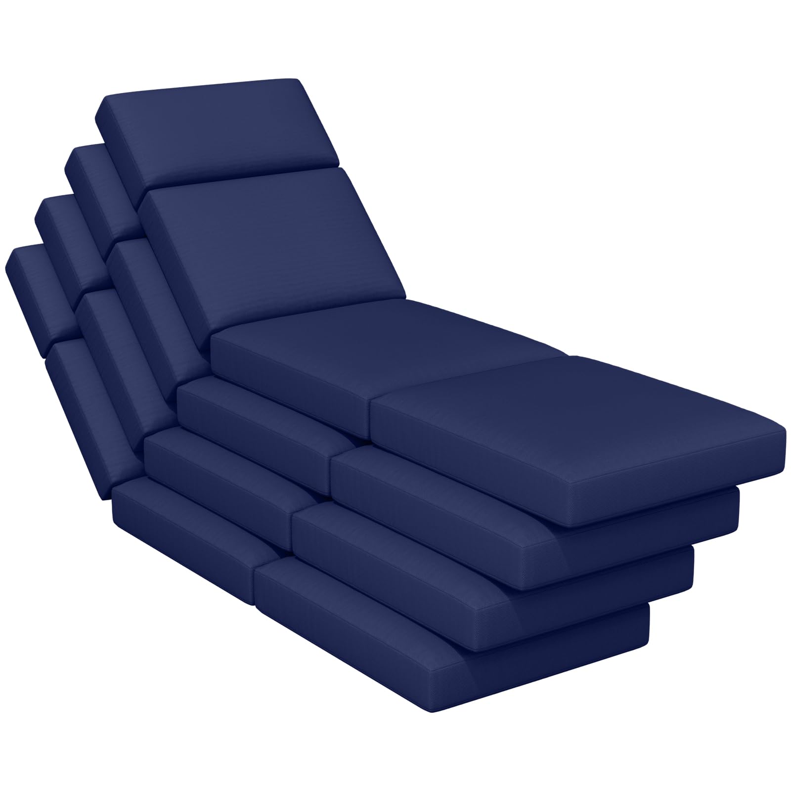 Iristykilin chaise lounge cushion 72x21x4 inches for outdoor comfort.