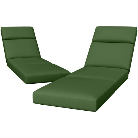 Iristykilin chaise lounge cushion 72x21x4-inch provides plush support right out of the box.