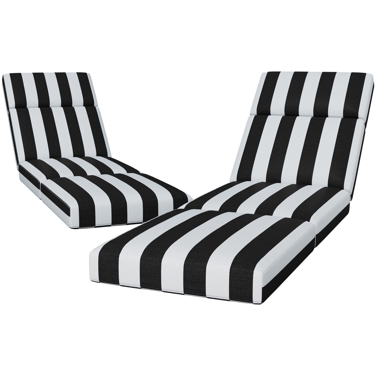 Iristykilin chaise lounge cushion 72x21x4 outdoors, ready to elevate comfort.