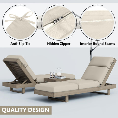 Iristykilin cushions wipe clean to keep outdoor seating looking fresh