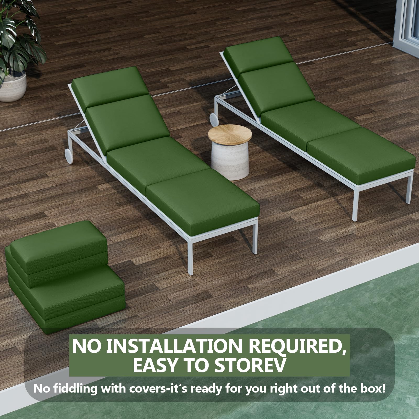 Iristykilin fade-resistant fabric preserves color during bright sun exposure.