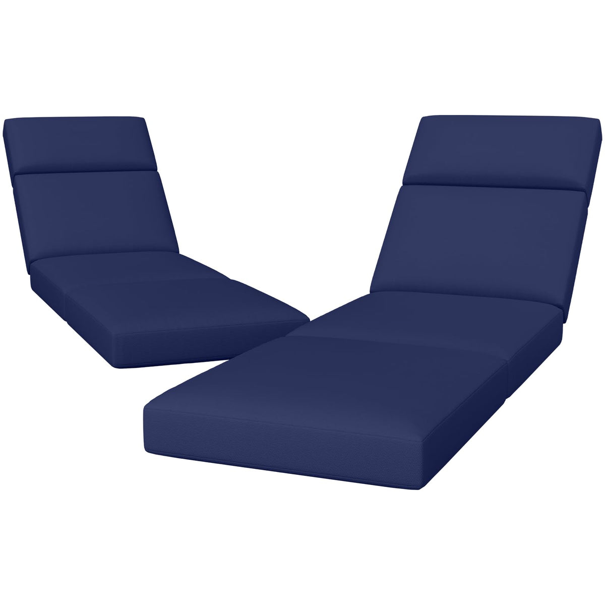 Iristykilin outdoor chaise lounge cushion 72x21 on a chair for patio comfort