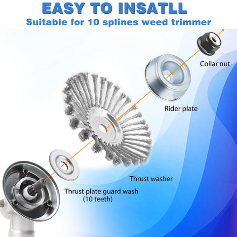 IRmm blade used on paving stones to clean joints and edges.