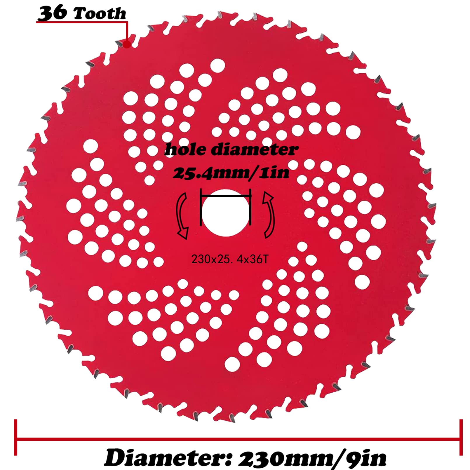 Two-pack adapter kit for easy blade mounting on a trimmer