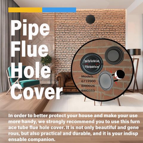 Irnyso adjustable flue cover 4-8 inch BM0353 adapts to irregular holes.