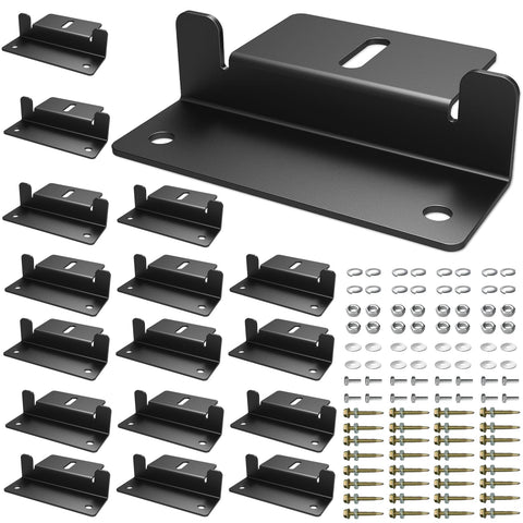 IRONDIY solar Z brackets packaged for quick outdoor mounting.