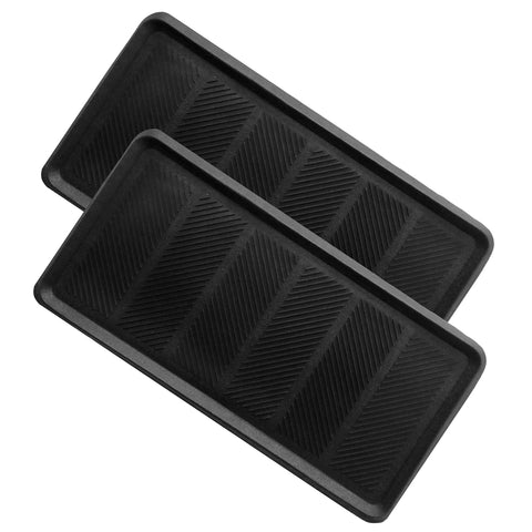 IRONGATE boot tray 2-pack protects floors during outdoor and indoor use.
