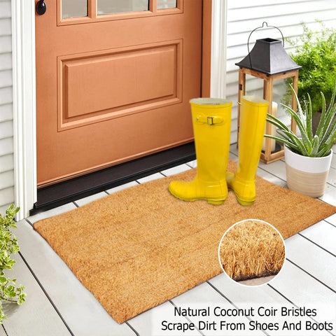 IRONGATE Natural mat supports indoor-outdoor use in busy entryways