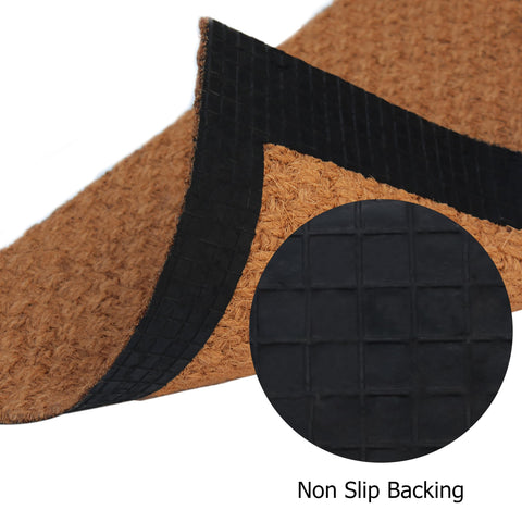 IRONGATE coir doormat all-weather design withstands varied conditions outside your door.