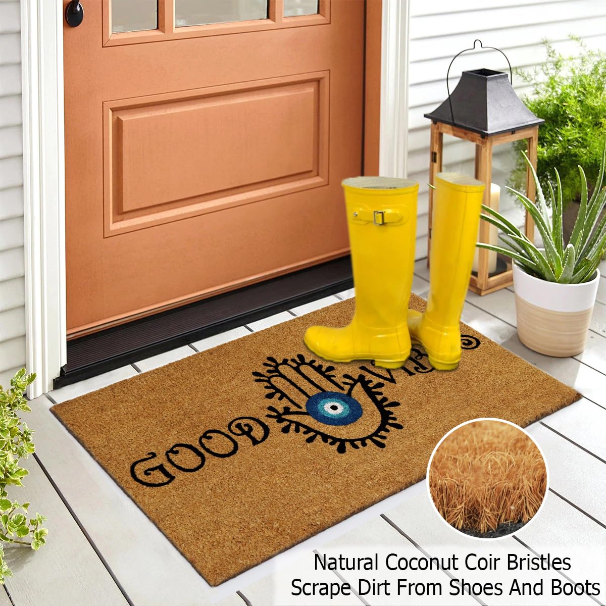 IRONGATE high-traffic friendly doormat helps keep interiors cleaner.