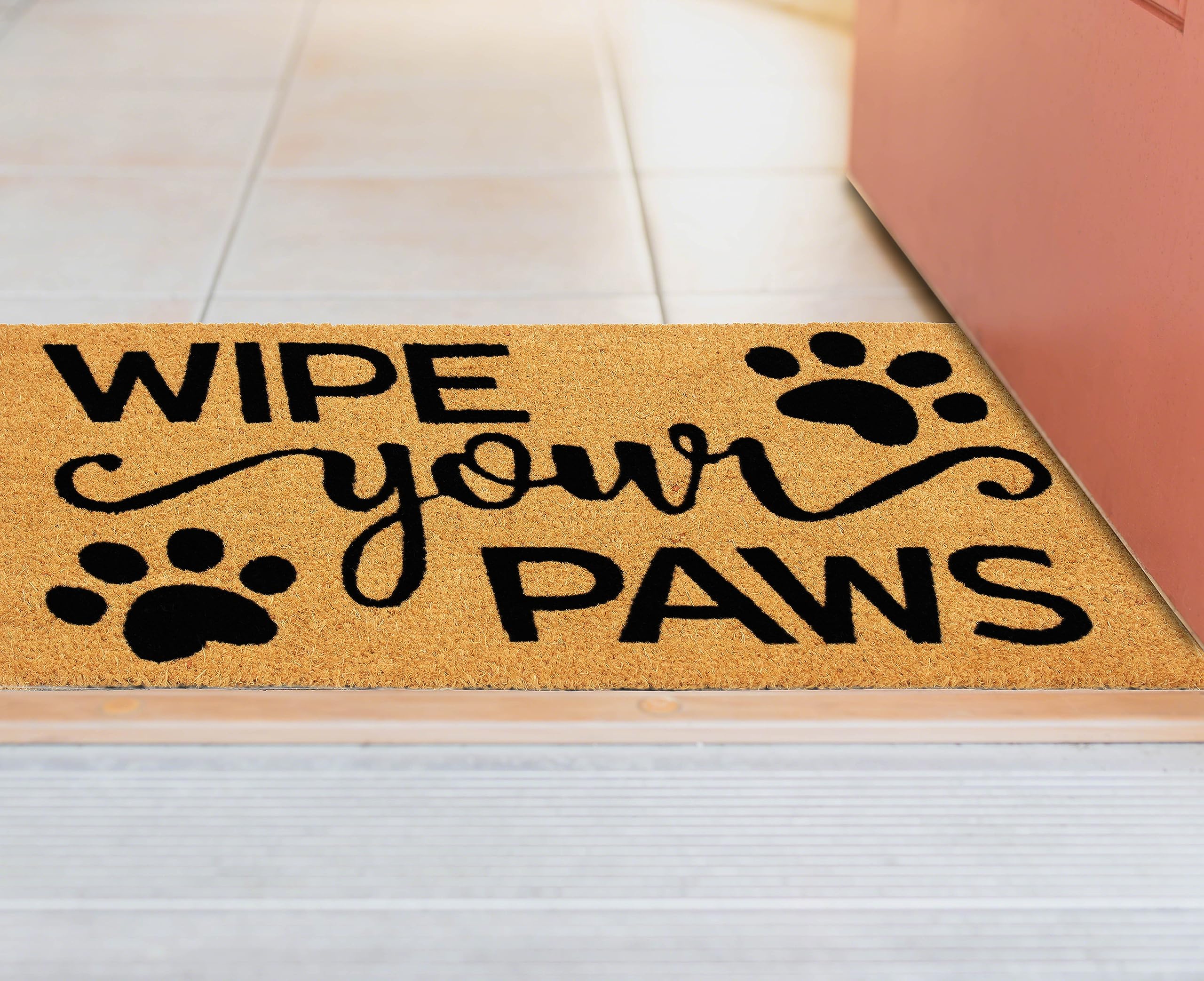 IRONGATE durable coir doormat withstands heavy foot traffic
