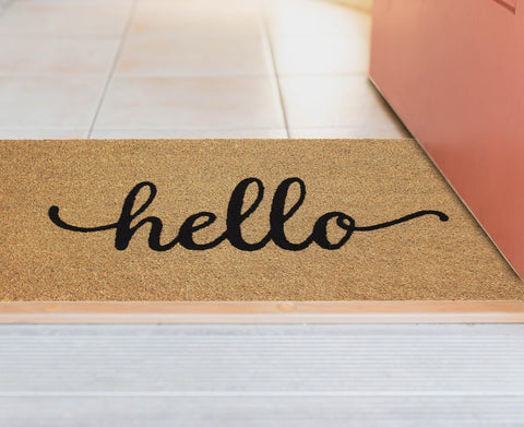IRONGATE Welcome Doormat measuring 17x30 inches for spacious entryways