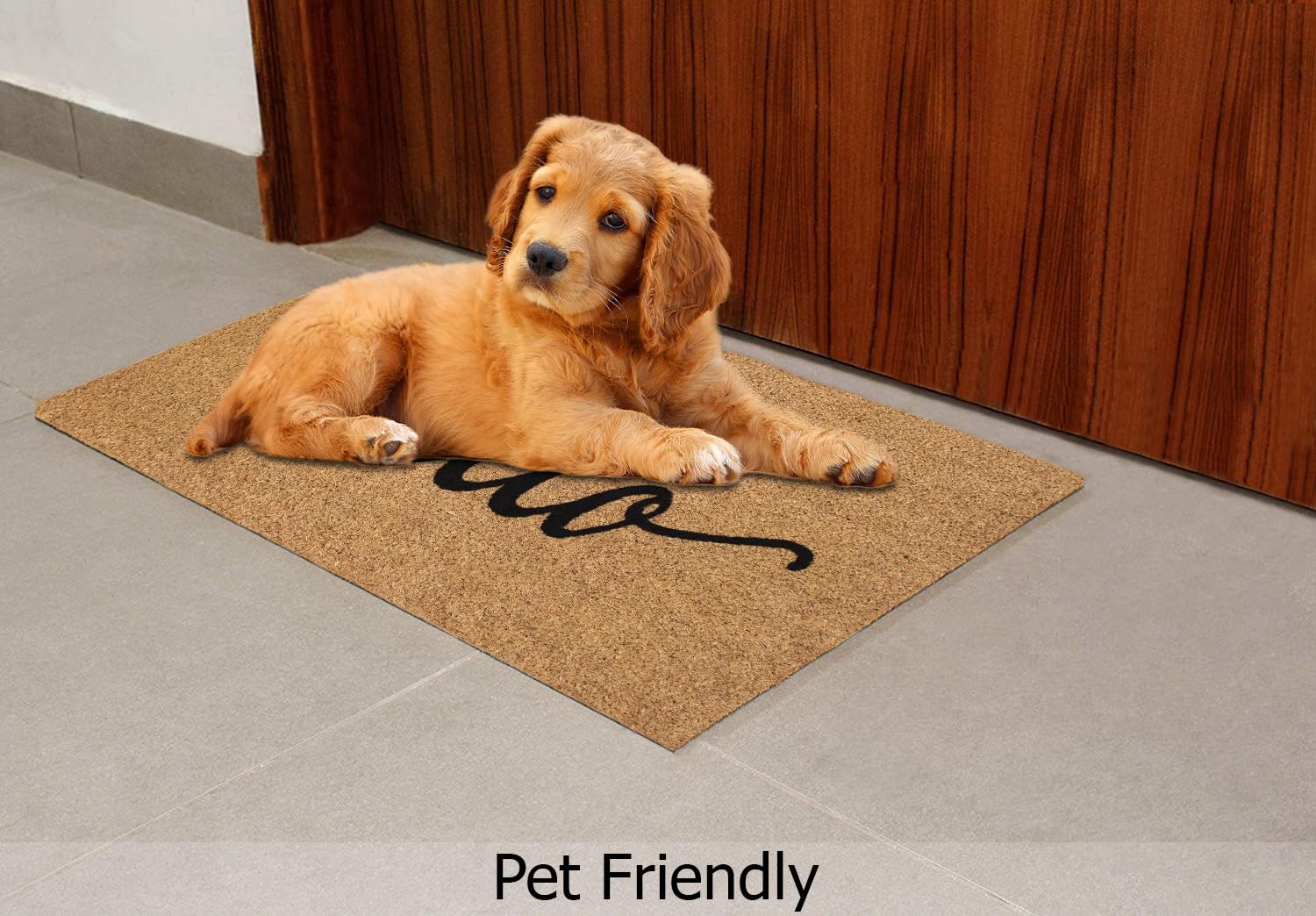 IRONGATE Welcome Doormat anti-slip backing for secure rainy entrances
