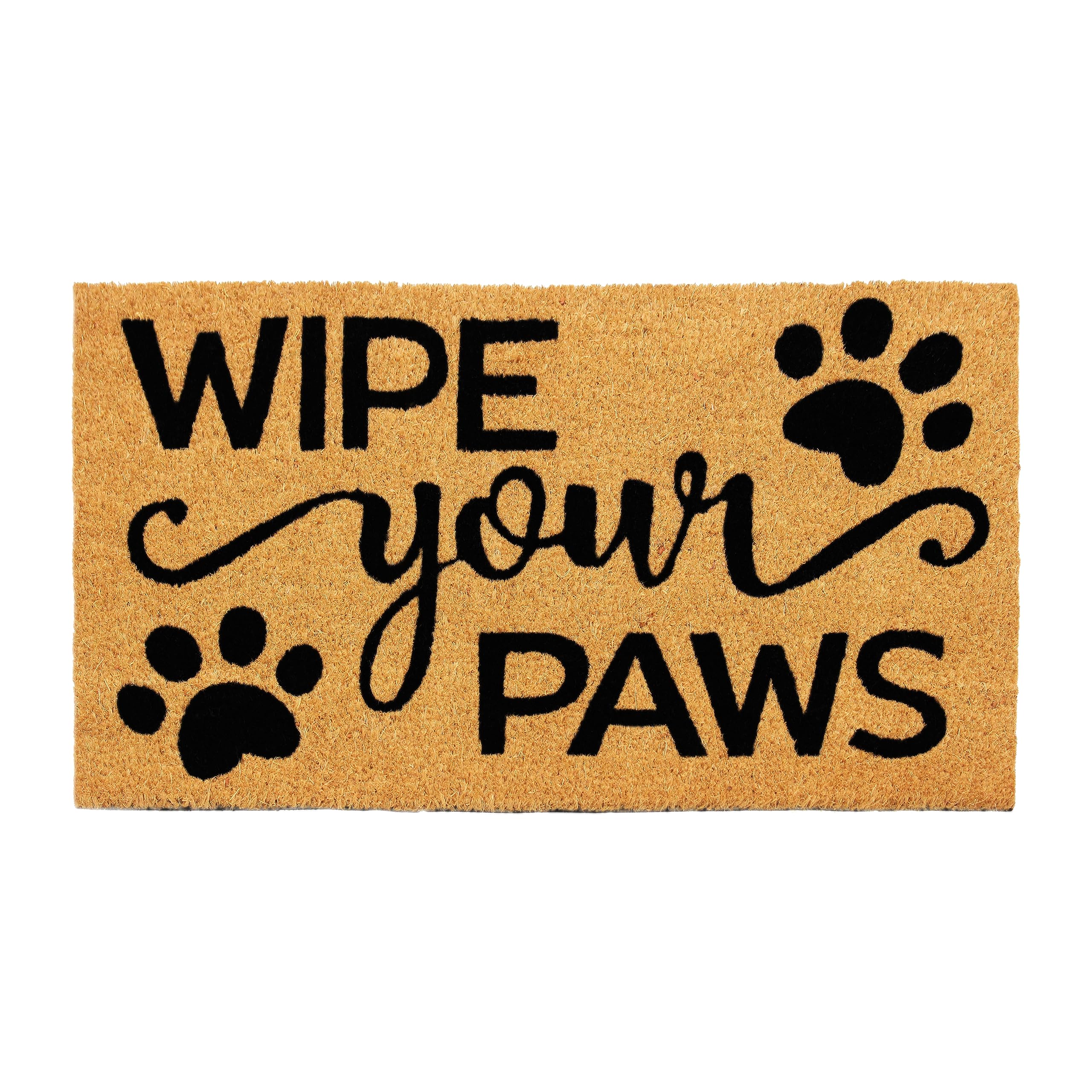 IRONGATE Welcome Doormat with coir fibers and vinyl backing for a secure entryway