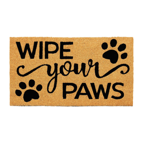 IRONGATE Welcome Doormat with coir fibers and vinyl backing for a secure entryway