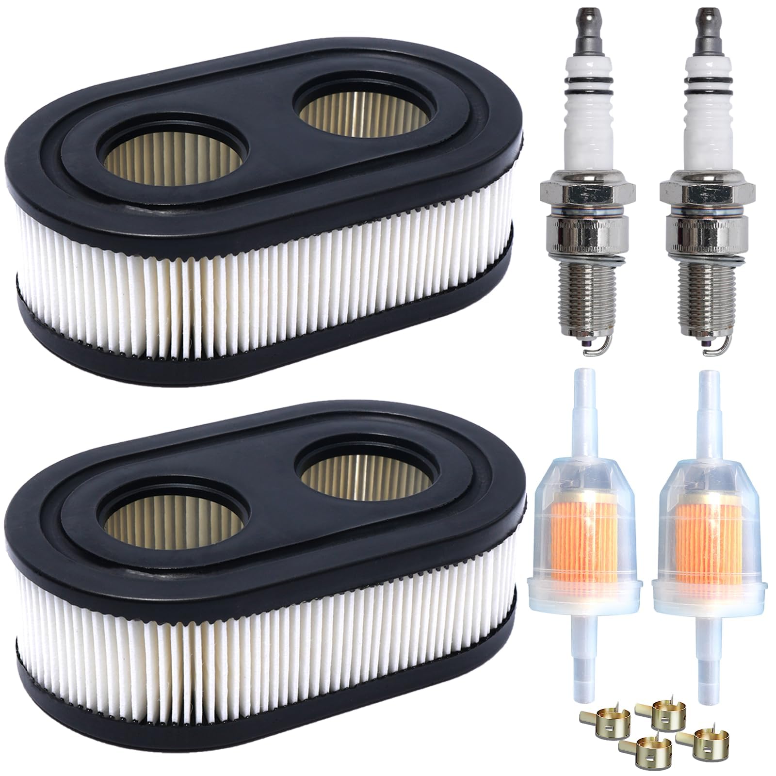 IRONHIT 593260 air filter closeup showing durable rubber seal for engine protection