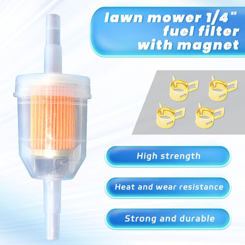 IRONHIT 593260 fuel filter with magnet catching debris during fuel delivery