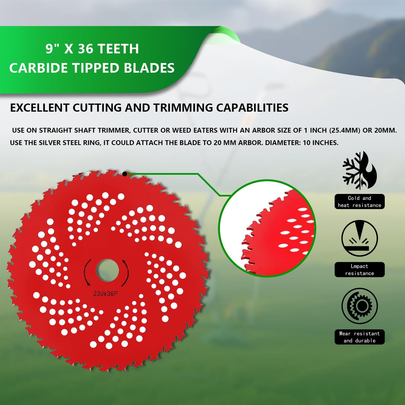 IRONHIT adapter kit 1 enables quick blade swaps on compatible straight shaft tools.