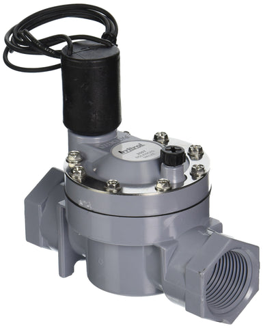 Irritrol 205T globe valve with 1-inch NPT threads, high-flow, low-friction PVC for efficient irrigation
