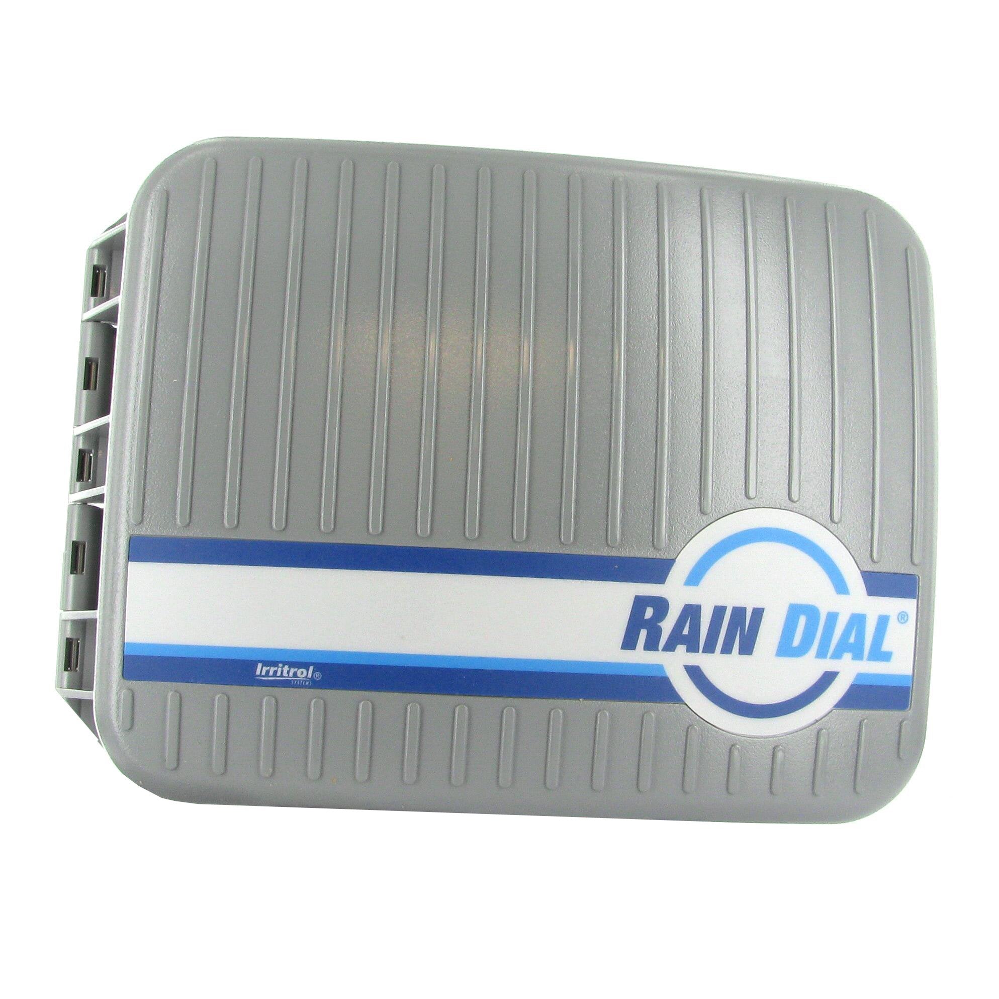 Irritrol RD600-EXT-R outdoor controller mounted for easy access