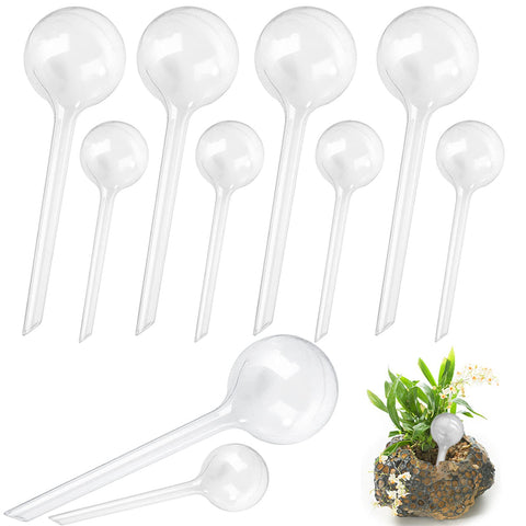 Irrmshr clear watering bulbs pack ready for effortless plant hydration.