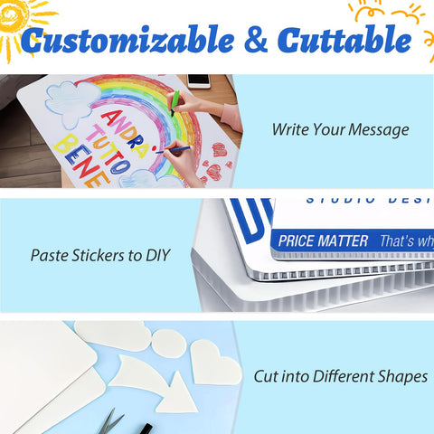ISDGER GRS-certified yard sign pack built from durable corrugated plastic