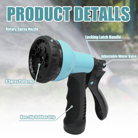 ISDVBUY ergonomic non-slip handle improves grip during use.