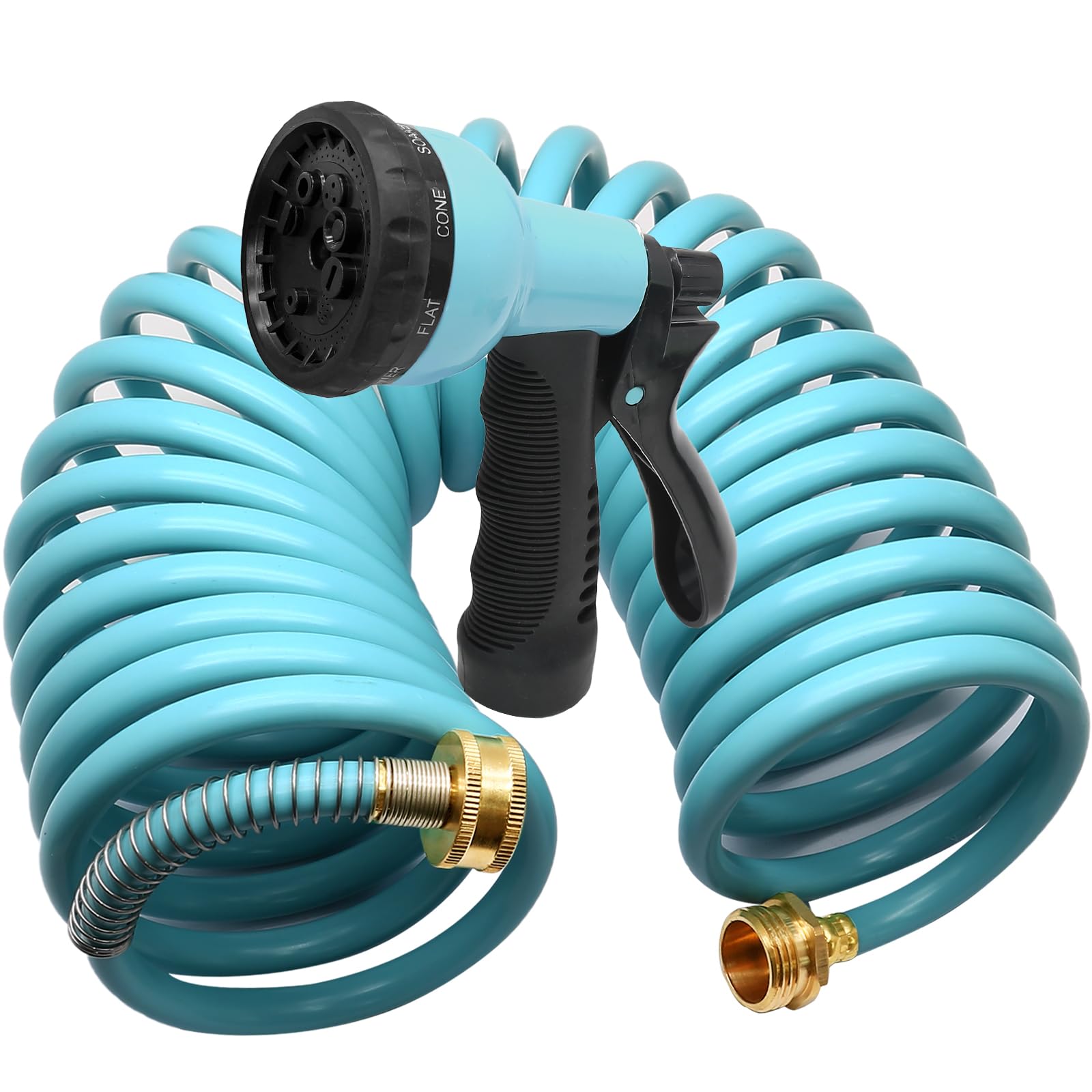 ISDVBUY retractable coil design saves space during storage.