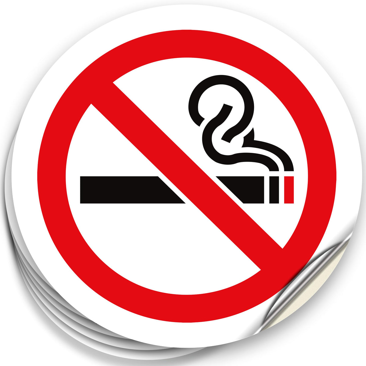 iSYFIX no-smoking sign 3x3 inch on window boosts policy visibility and compliance