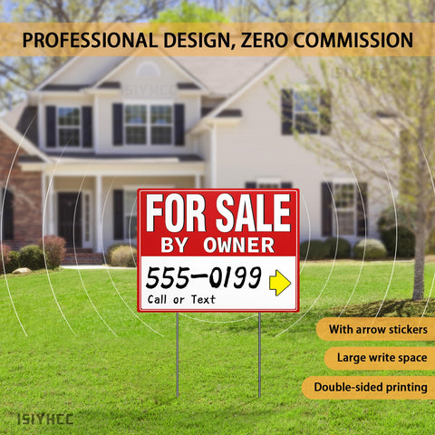 ISIYHCC 2-pack directional arrows — guides traffic to your property open house.